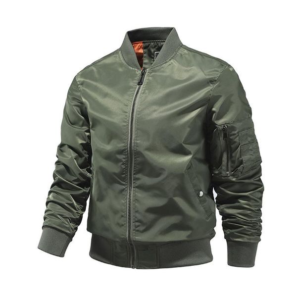 

men's jackets 2021 autumn baseball uniform flight suit jacket fashion trendy casual youth street loose bomber for men clothes, Black;brown