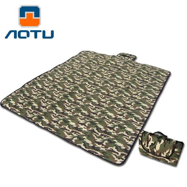 

outdoor pads camping mat waterproof camouflage foldable picnic plaid beach blanket baby climb multiplayer tourist