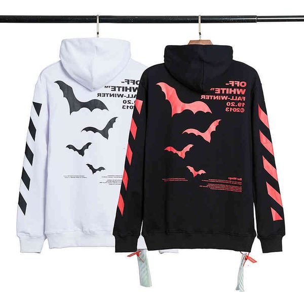 

high brand wh@e quality tide bird letter printed couple pullover, Black