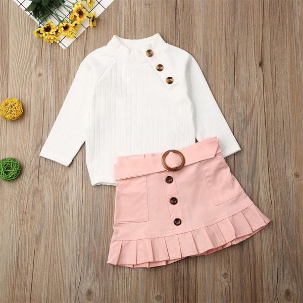

clothing sets baby & children's 1-6years toddler kid girl clothes t shirt sweatshirts pants skirt outfit set, White