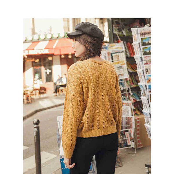 

women's sweaters sweater spring autumn elegant v-neck lace literary women pullover y3sd, White;black