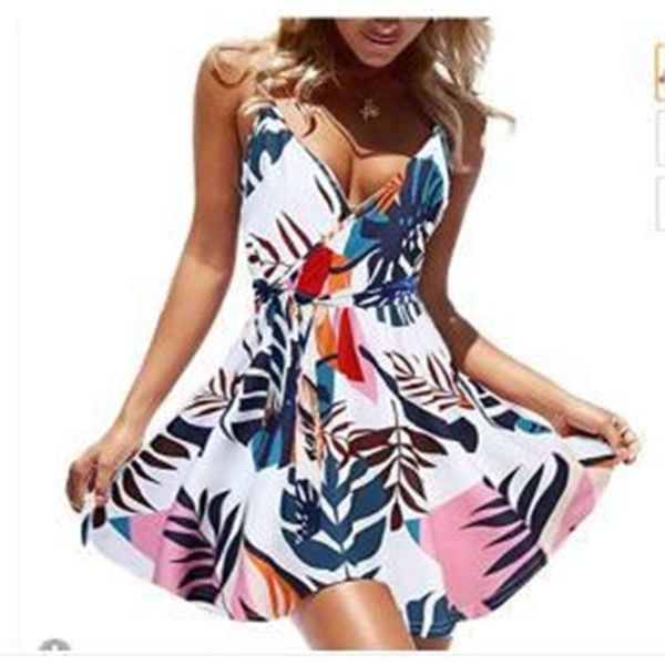 

luxury new print suspender dress summer women, White;black