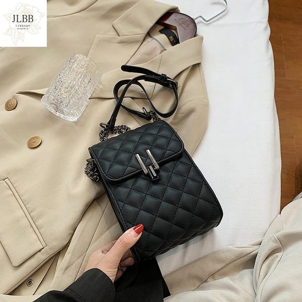 

cross body 2021 summer small bag mini female fashion mobile phone lingge chain shoulder ladies messenger