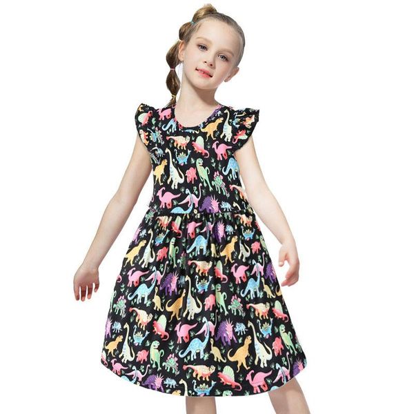 

girl's dresses baby girl dress, Red;yellow