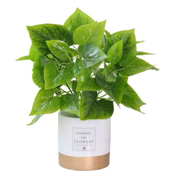 

decorative flowers & wreaths b-life artificial bonsai 12 inches plants faux tablegreenery ceramic pot garden decor home office desk top