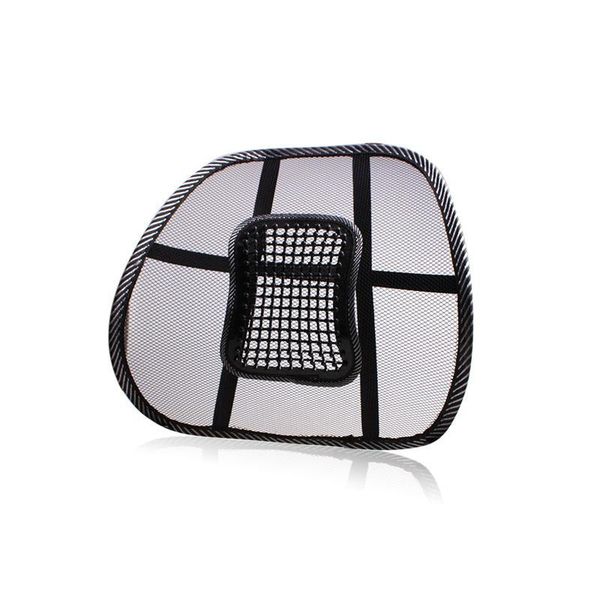 

seat cushions 37cmx42cm universal car chair back massage lumbar support waist cushion mesh ventilate pad for office home