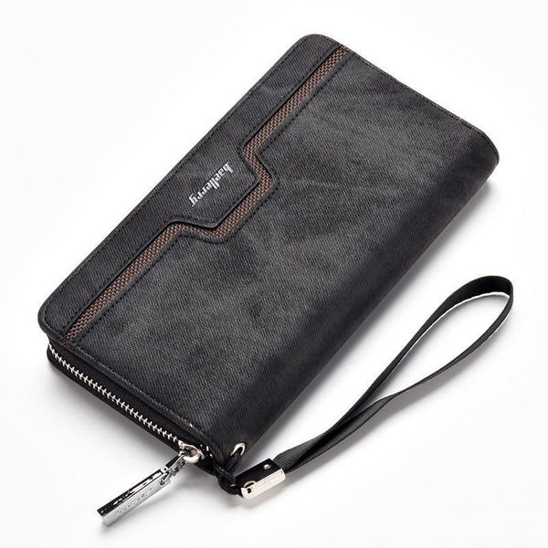 

men wallet canvas purse and handbags for male brand zipper clutches high capacit phone bag, Red;black