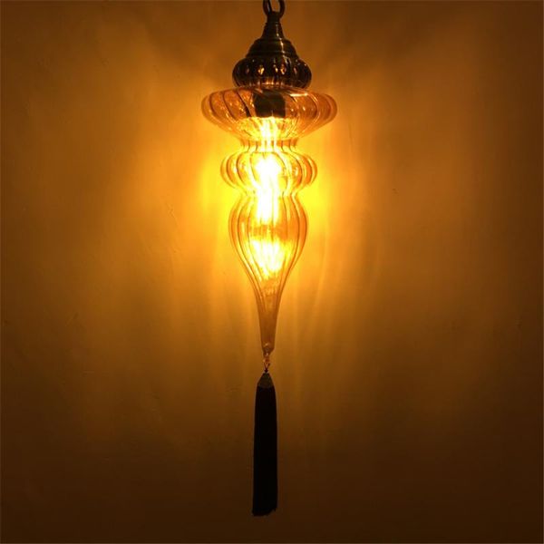 

pendant lamps turkish style glass lights southeast asia retro bedroom cafe restaurant el villa art deco characteristic lamp