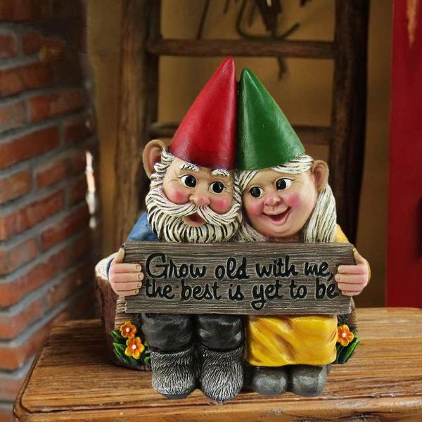 

decorative objects & figurines 9 styles cartoon dwarf home decor garden landscape elf courtyard resin craft fairy decoration accessories