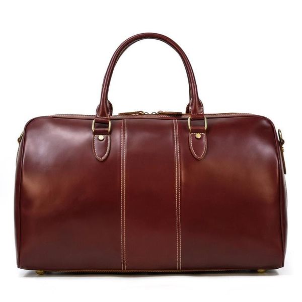 

yupinxuan leather bas weekend cow men fashion for wine red leather duffle bags lumws