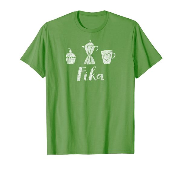 

Fika Swedish Sweden Coffee Break T-Shirt, Mainly pictures