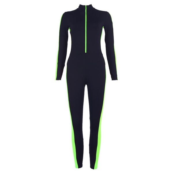 

women's yoga pant sport suit fitness female yoga sets sport wear ladies zipper pants tight jumpsuit set#g35, White;red