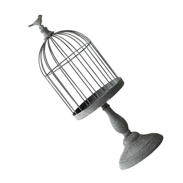 

candle holders 1pc birdcage holder vintage wrought iron stand