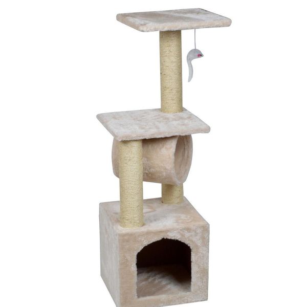 

deluxe cat tree 36" condo furniture scratching post kitten p jllrre sport777