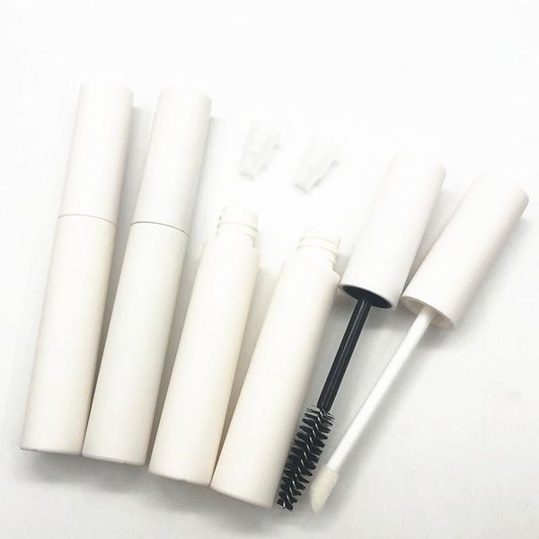 

new arrival 10/30/50/100pcs matte white 10ml lip gloss tube lip glaza bottle empty eyeliner bottle mascara tube