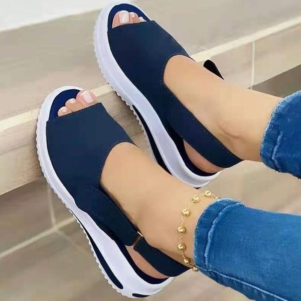 

sandals women stitching 2021 the comfortable ladies flat woman open toe beach shoes footwear, Black