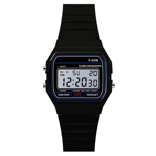 

wristwatches women men watch digital vintage silicone led sports military electronic watches present, Slivery;brown