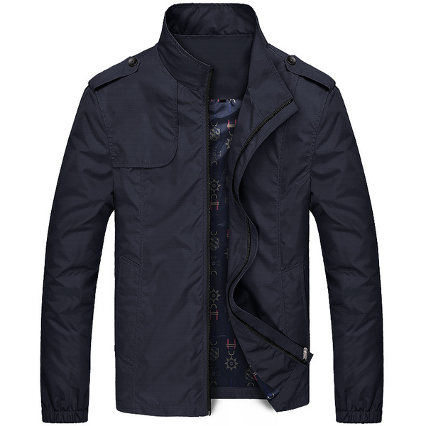 

men's jackets maycaur brand trend fashion bomber jacket casual loose baseball uniform cardigan solid color oversized zipper, Black;brown