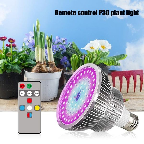 

p30 50w led growth light bulb clip-on grow lamp for plants greenhouse plants vegetables hydroponic grow lamp