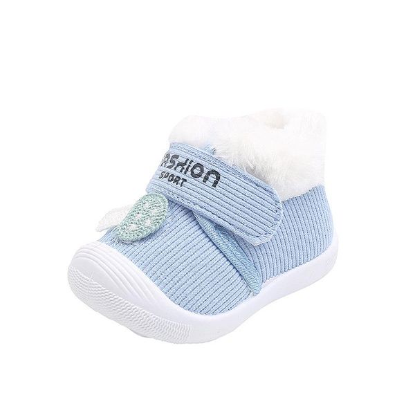

first walkers baby boy cotton-padded shoes 0-1y winter flats born drop with mushroom girls walker 2021