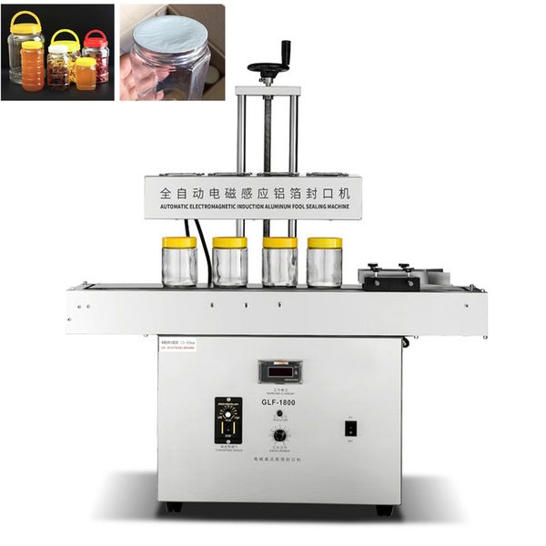 

electromagnetic induction sealing machine automatic continuous seal equipment aluminum foil film gasket sealer
