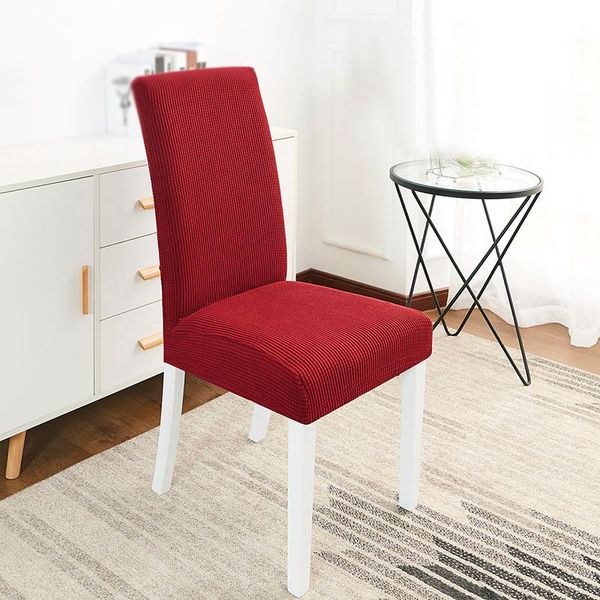 

chair covers dining cover kitchen banquet elastic polyester + spandex thickened one-piece stretch