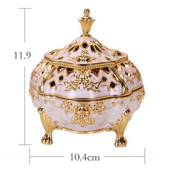 

11.9*10.4cm incense burner zinc alloy holder handicraft office fragrance lamps
