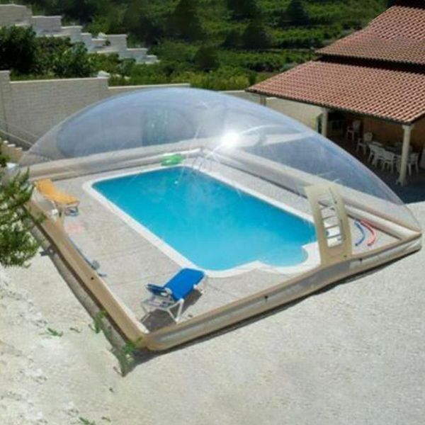 

pool & accessories funworld inflatable swimming cover transparent dome