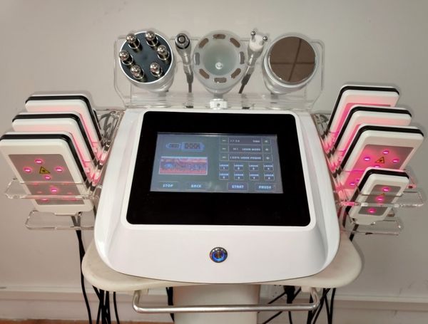 

salon spa use 6 in 1 vacuum cavitators 40k cavitation slimming device lipo laser machine