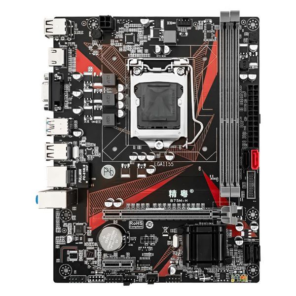 

motherboards jginyue b75 motherboard lga 1155 for intel i3 xeon e3 v2 processor ddr3 16g 1333/1600mhz memory vga+ b75m-h