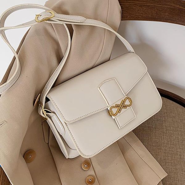 

niche design spring/summer handbags 2021 new fashion messenger bag high-end square bag underarm dual-use width: 24cm