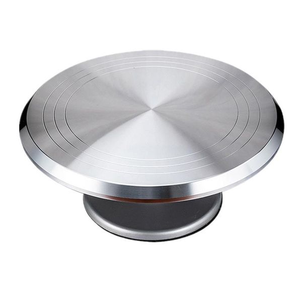 

baking & pastry tools 12 inch aluminum alloy cake turntable decoration stand rotating decorating
