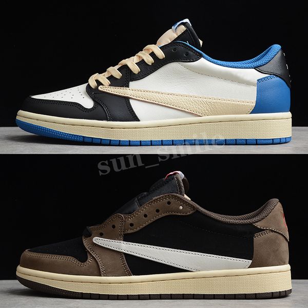 

1 low basketball shoes blue white brown black original trainers sneakers unc eur 36-46