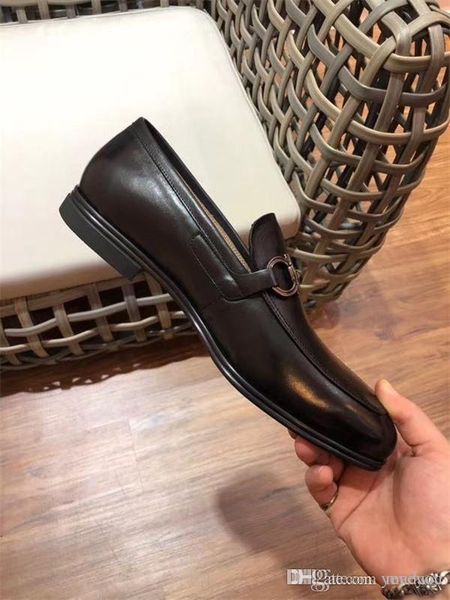 

g1 luxurious men's double monk strap loafers gunuine leather brown green mens casual designers dress shoes slip on wedding men shoe 33, Black