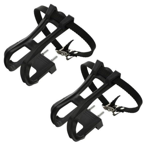 

bike pedals 1 set cycling mtb road pedal toe clip strap belts shoe harness