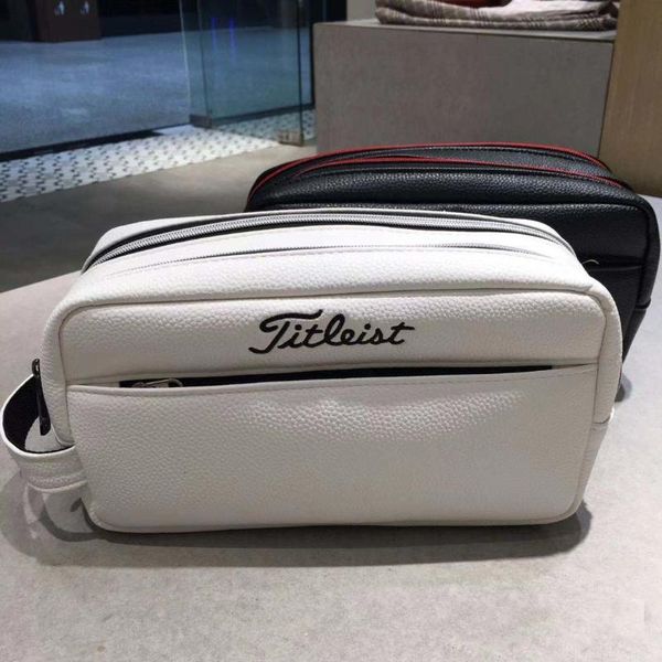 

storage bags golf clutch bag large-capacity double-layer pu hand sundries classic