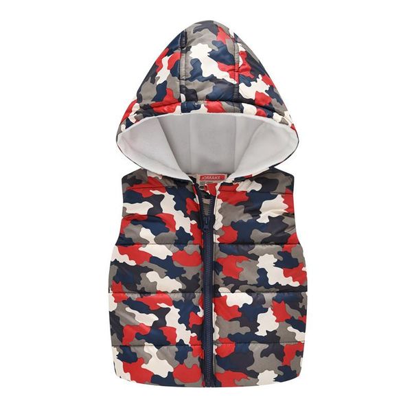 

waistcoat lzh 2021 autumn winter boy vest fashion camouflage sleeveless jacket slim fit casual warm vests male children, Camo