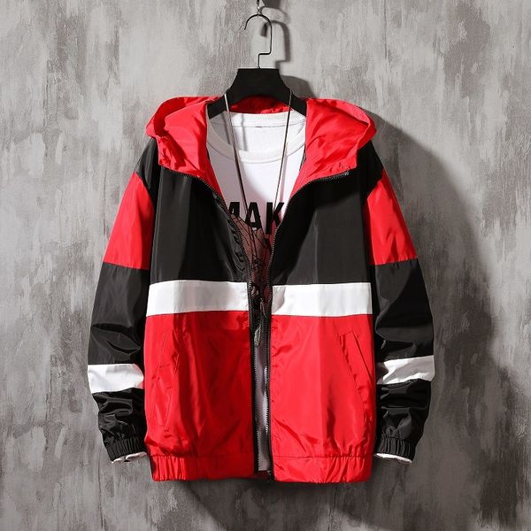 

new zipper hoodies windbreaker casual hooded jackets 2021 autumn tracksuit streetwear bomber jacket men coat mp0w ebg4, Black;brown