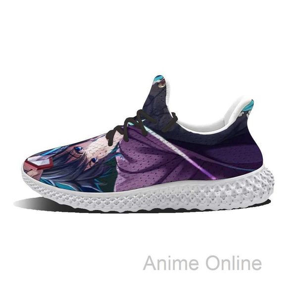 

spring tomioka giyuu fresh pattern breathable flat shoes