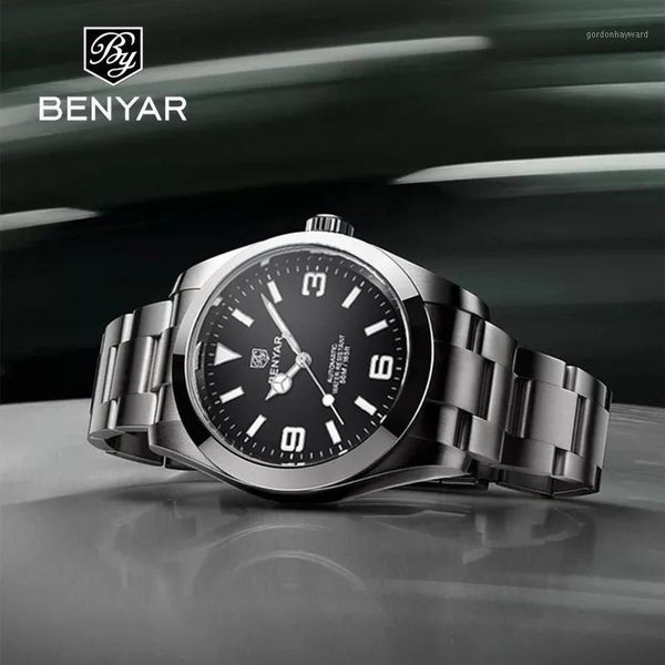 

men's mechanical watches automatic watch men sport waterproof stainless steel clock reloj hombre wristwatches, Slivery;brown