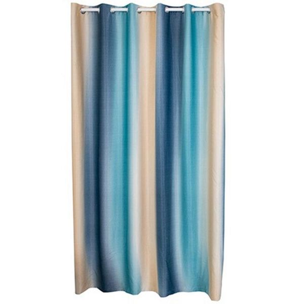 

striped gradient blackout curtains balcony bedroom finished curtains for balcony and bedroom home decor