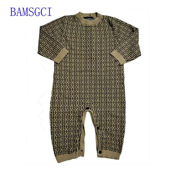 

new winter fashion letter style newborn baby clothes warm knit sweater long sleeve toddler baby boy girls romper and hat sets g1026, Blue