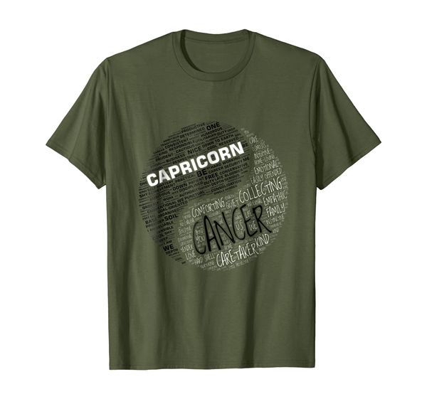 

Zodiac Facts: Men Women Capricorn and Cancer Tshirt, Mainly pictures