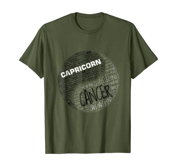 

Zodiac Facts: Men Women Capricorn and Cancer Tshirt, Mainly pictures