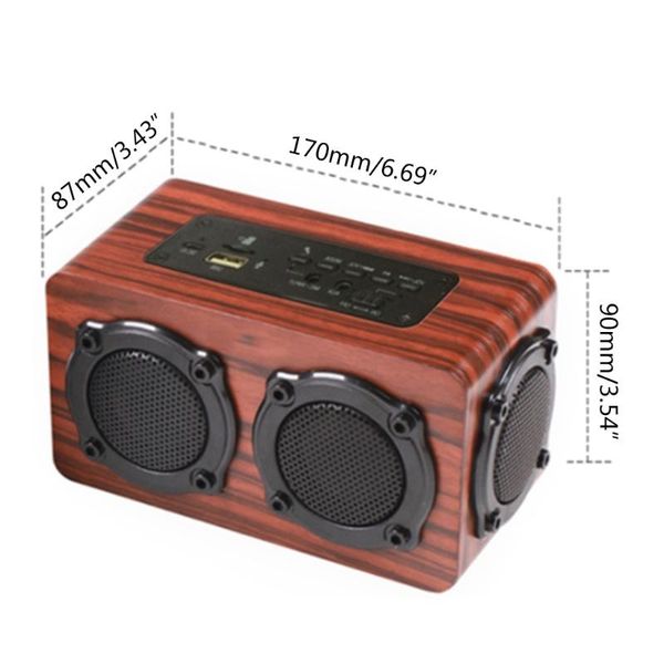 

portable speakers 3xue stereo sound bass home travel outdoor party speaker bluetooth 4.2 player support fm/tf/aux