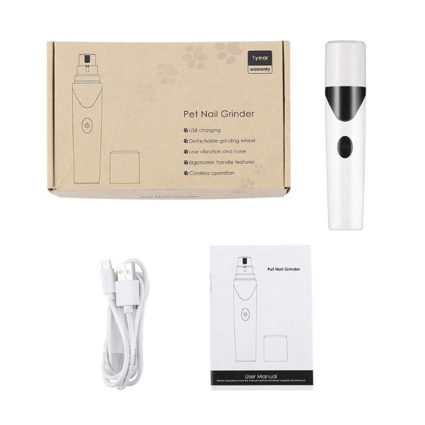 

dog apparel cat pet nail grinder electric trimmer clipper claw toe grooming care tool for small medium pets finger