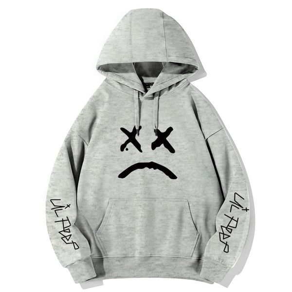 

lil peep hip hop rapper class jacket pullover men's and women's hoodies2021, Black