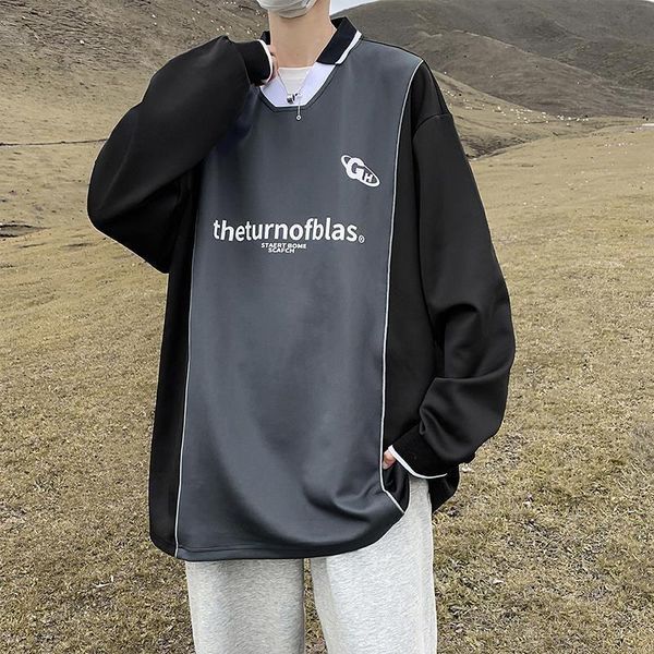 

men's t-shirts reflective long-sleeved t-shirt 2021 spring-autumn fashion street sports uniforms letter printed shirts couples tide, White;black