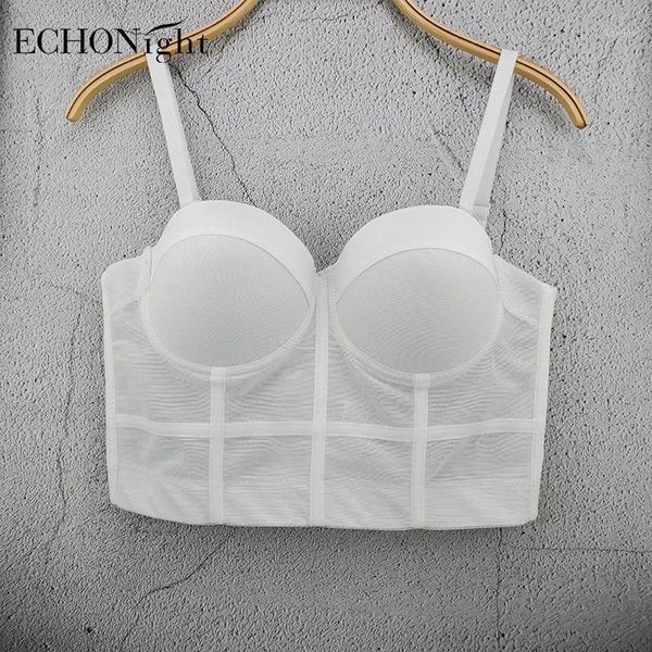

bustiers & corsets echonight bustier lingerie women's corset slimming crop to wear out bodice black steampunk drop, Black;white