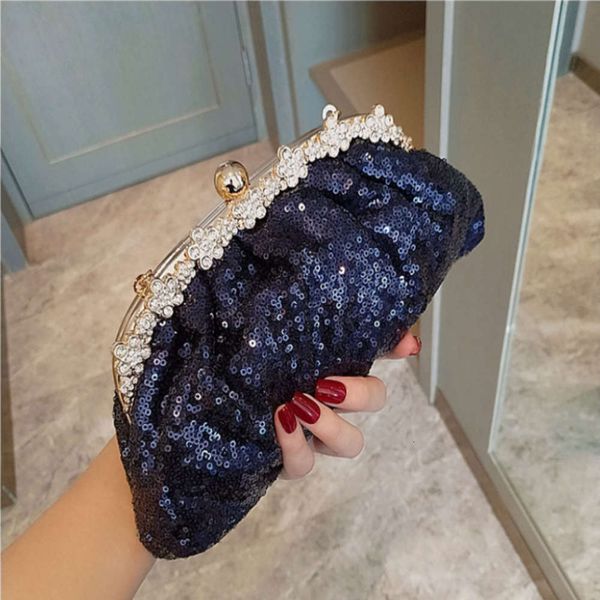 

fashionsequin small hand for 2021 new fashion ladies' annual meeting women's chain dinner banquet cheongsam dress bag